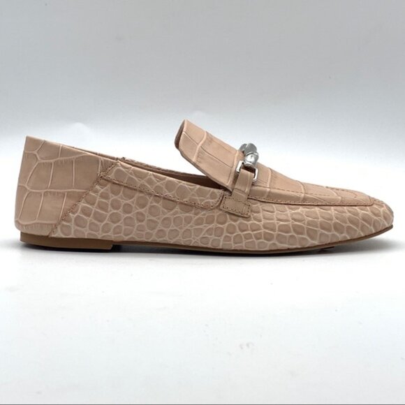 Vince Camuto Perenna Croc Embossed Leather Loafer - Picture 2 of 13